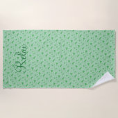 Serviette De Plage Feuilleté (Devant)