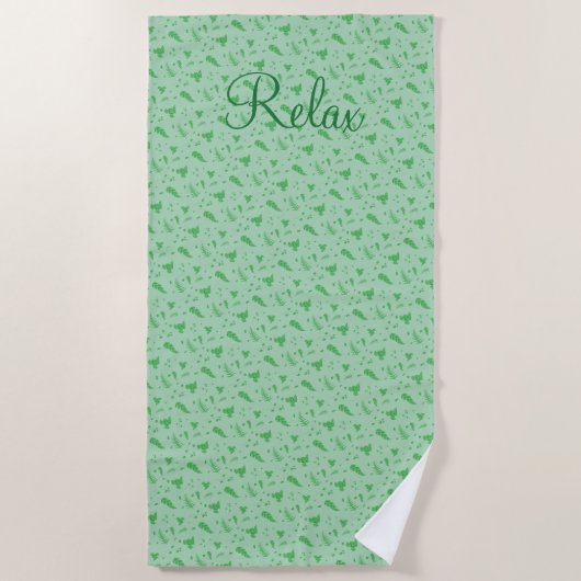 Serviette De Plage Feuilleté (Devant)
