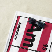 Serviette De Plage Fier drapeau américain USA 4 juillet (En situation)