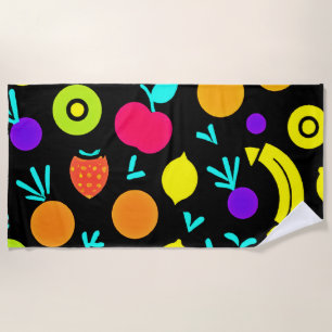 Serviette De Plage Fiesta aux fruits lumineux