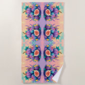 Serviette De Plage Fig coloré (Devant)