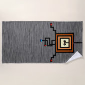 Serviette de plage filaire (Devant)