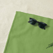 Serviette De Plage Fille de danse polynésienne d'île hawaïenne de (En situation)