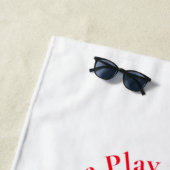 Serviette De Plage Fille de plage de Bikini Thunder_Cove (En situation)