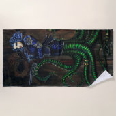 Serviette De Plage Fille d'Octogirl de singularités de Cthulhu (Devant)