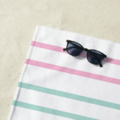 Serviette De Plage Fille Floride mignonne (En situation)