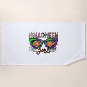 Serviette De Plage Fille Halloween