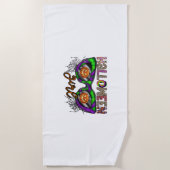 Serviette De Plage Fille Halloween (Devant)