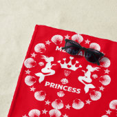 Serviette De Plage Fille Sirène Princesse (En situation)