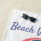 Serviette De Plage Filles de beach volley Thunder_Cove (En situation)