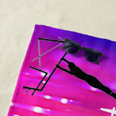 Serviette De Plage Filles Gymnastique Événements Plage Serviette (En situation)