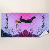 Serviette De Plage Filles Majestic Gradient Basketball (Devant)