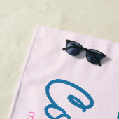 Serviette De Plage Fin de semaine de Dernier toast à main (En situation)