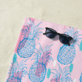 Serviette De Plage Fin de semaine du bachelorette d'impression d'anan (En situation)