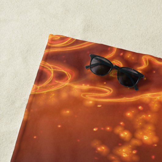 Serviette De Plage Fir Bug (En situation)