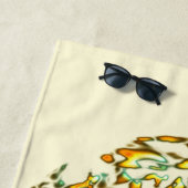 Serviette De Plage Fire Ballerina Beach Towel (En situation)