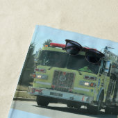 Serviette De Plage Fire camion (En situation)