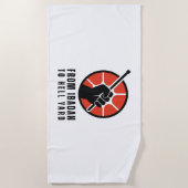 Serviette De Plage FITHY Logo Beach Towel (Devant)