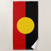 Serviette De Plage Flag d'Australie (Devant)