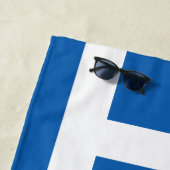 Serviette De Plage Flag de Greece (En situation)