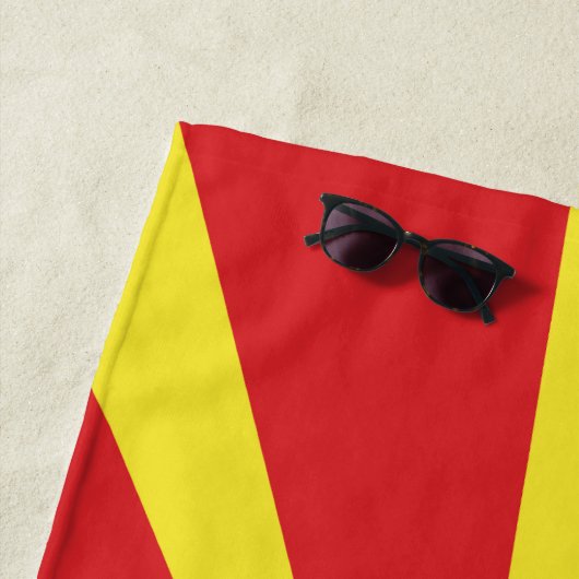 Serviette De Plage Flag de Macedonia (En situation)
