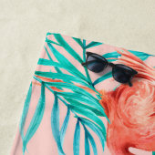 Serviette De Plage Flamant rose (En situation)