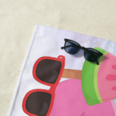 Serviette De Plage Flamant rose Beach Towel (En situation)