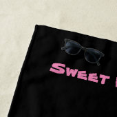 Serviette de plage Flamant rose rose (En situation)