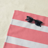 Serviette De Plage Flamant rose rose (En situation)