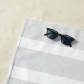 Serviette De Plage Flamants Personnalisés (En situation)