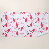 Serviette De Plage Flamants roses (Devant)