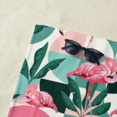 Serviette De Plage Flamants roses (En situation)