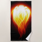 Serviette de plage Flames (Devant)
