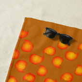 Serviette De Plage Flames (En situation)