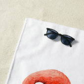 Serviette De Plage Flamingle Flamant rose  (En situation)