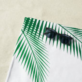 Serviette De Plage Flamingle Tropical Flamant rose Beach Towel (En situation)