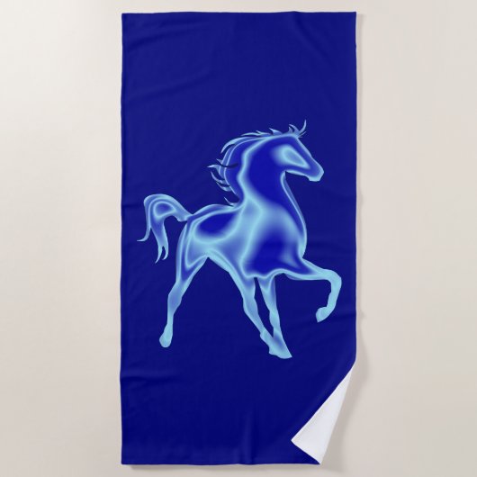 Serviette de plage Flash Horse (Devant)