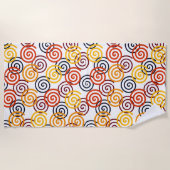 Serviette De Plage Flèches automnales (Devant)