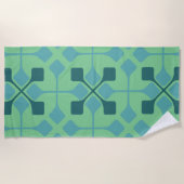 Serviette De Plage Flèches bleues (Devant)