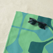 Serviette De Plage Flèches bleues (En situation)