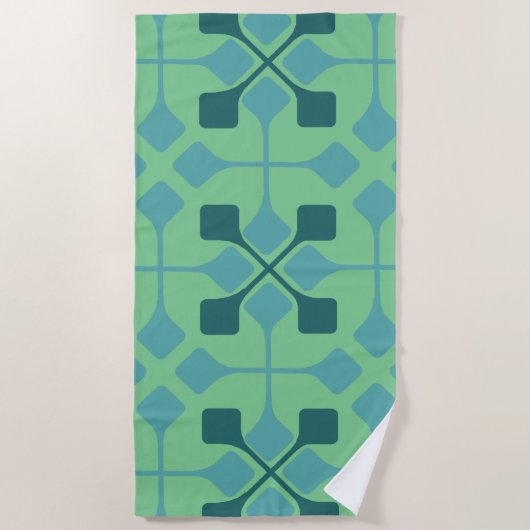 Serviette De Plage Flèches bleues (Devant)