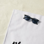 Serviette De Plage Fleur avec grâce : printemps floral (En situation)