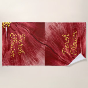 Serviette De Plage Fleur de porche / Original /