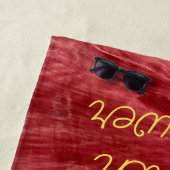 Serviette De Plage Fleur de porche / Original / (En situation)
