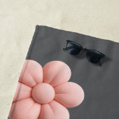 Serviette De Plage Fleur douce Une douce touche de nature (En situation)