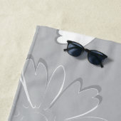 Serviette De Plage Fleur marguerite d'Eilin (En situation)