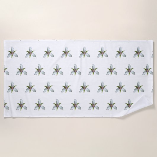 Serviette de plage Fleur sauvage de printemps Tril (Devant)