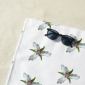 Serviette de plage Fleur sauvage de printemps Tril (En situation)