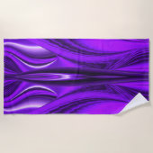 Serviette De Plage Fleur violet Rainbow Dreams Angel Wings (Devant)