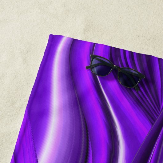 Serviette De Plage Fleur violet Rainbow Dreams Angel Wings (En situation)